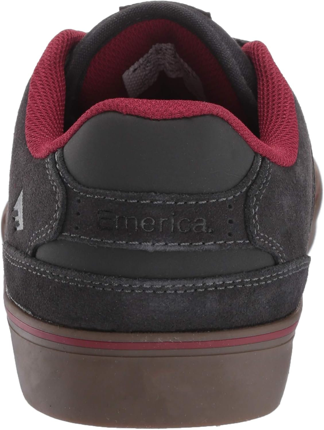 Emerica Men's The Reynolds Low Vulc Skate Shoe 5.5 Medium US Dark Grey/Grey/Red