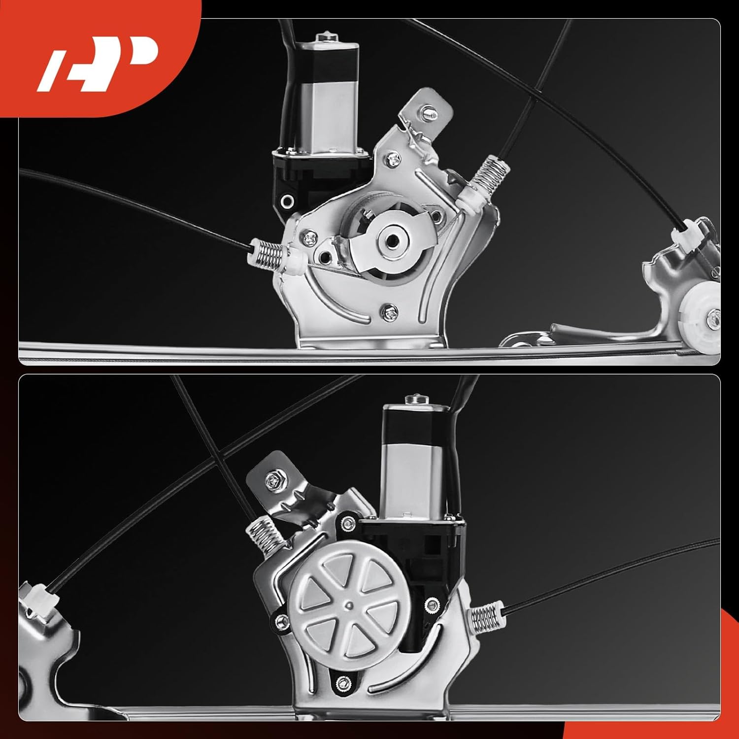 A-Premium Power Window Regulator with Motor Rear Driver Side Compatible with Ford F-150 Lobo 2004-2008 Lincoln Mark LT 2006-2008 Crew Cab Pickup Rear Left Driver Side