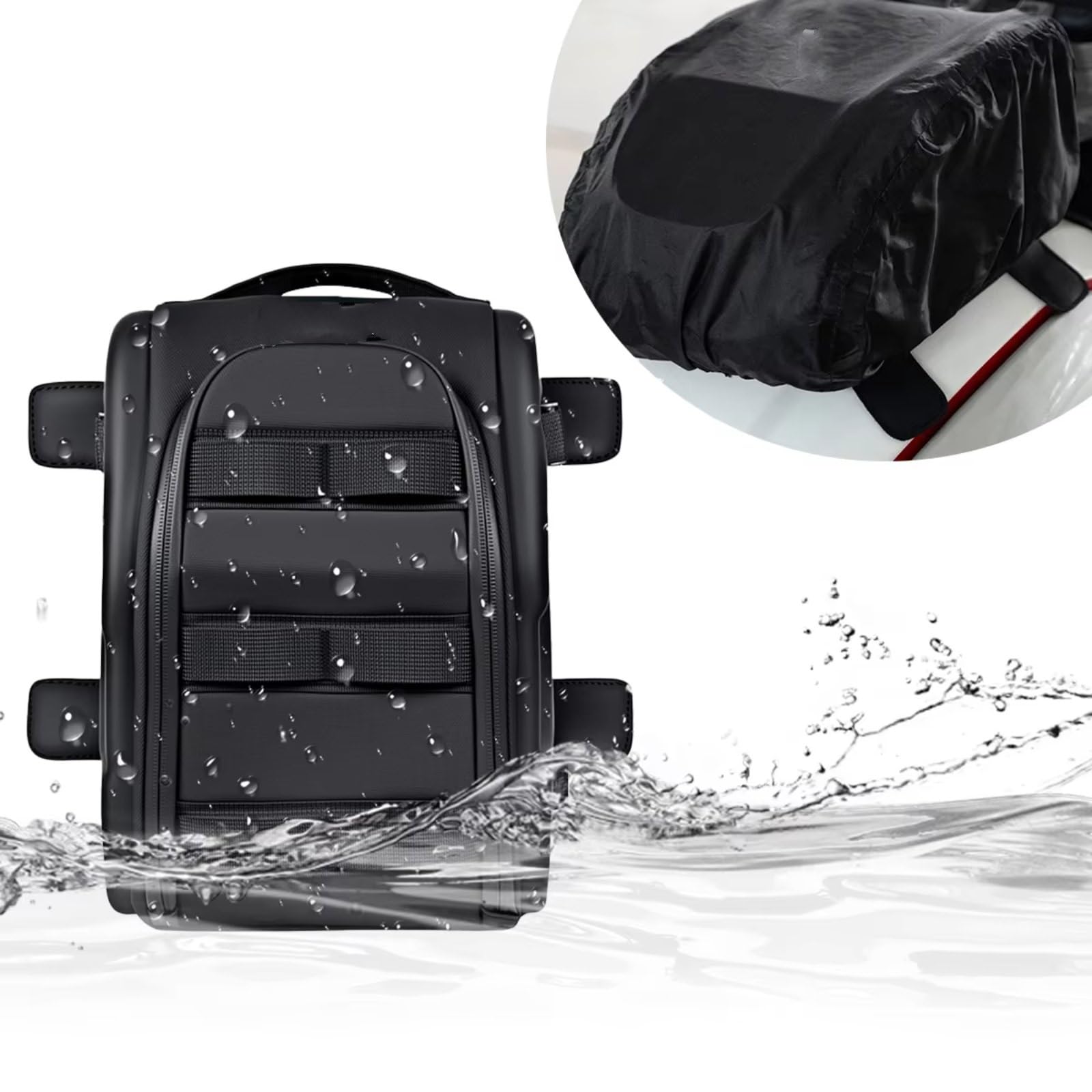 Compatibile Con Per R1200gs Per R1250gs Borsa Serbatoio Magnetica Moto Impermeabile Nero Carburante Per Grande Capacità Posteriore Lato Sedile Sacche Moto