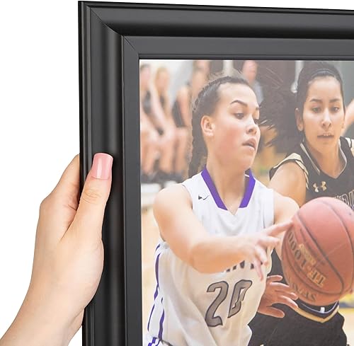 ArtToFrames WOMD9035-18x24 pulgadas negro mate reverso marco de madera