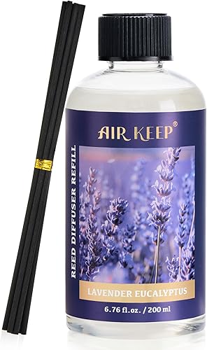 Airkeep Juego difusor de varillas - Eucalipto lavanda