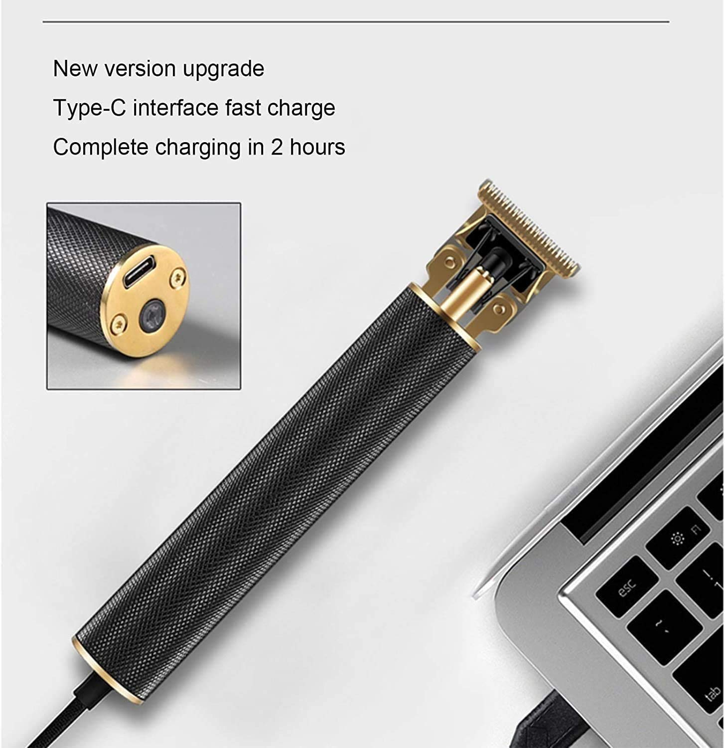 Clippers per Capelli 9000rpm Clippers Pesanti Cordless per Uomo Tranquillo per Capelli Transmers Macchina per depilazione Ricaricabile con 4 pettini Guida