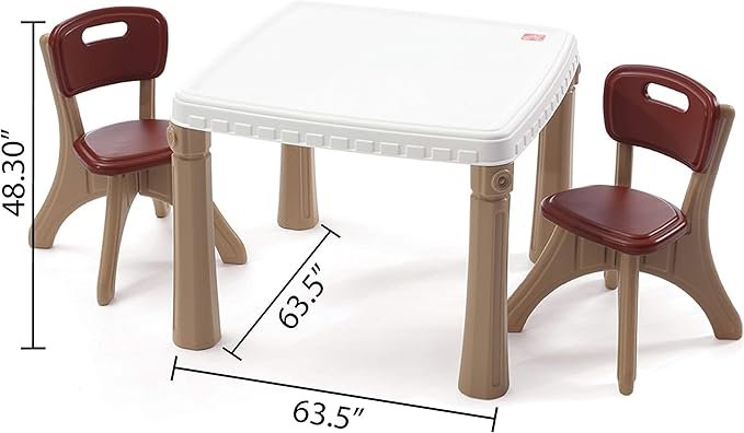 step 2 table with 2 chairs