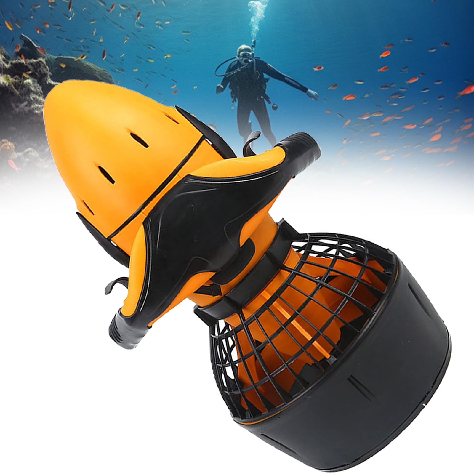 Meeresscooter für Erwachsene – Unterwasser-Explorer mit Propeller mit Zwei Geschwindigkeiten für See, Meer, Pooltauchen, Meeresabenteuer, ultralange Akkulaufzeit