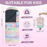 Kids Sleeping Bag for Camping - Lightweight 3-4 Season Backpacking Sleeping Bag, Compact Child Sleeping Bag for Girls and Boys, Waterproof Youth Sleeping Bags for Outdoor by Croosseoutdoors