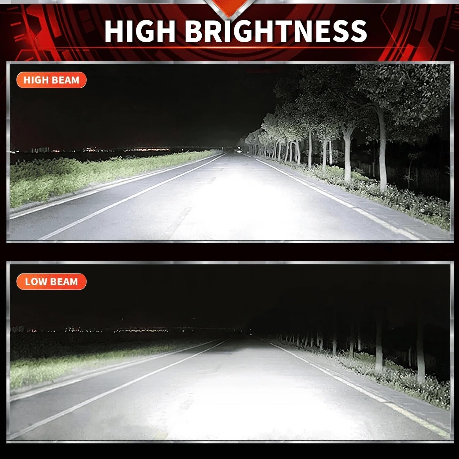 LED Oświetlenie pomocnicze Reflektor LED 9000W H7 H11 H4 CANBUS