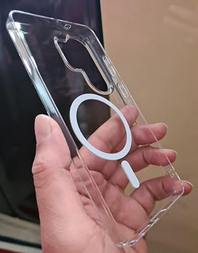 More Gsm Samsung Galaxy S26 Ultra Uyumlu MagSafe Kılıf - Şeffaf, Sararmaz Sert PC Arka Kapak, Ultra İnce ve Hafif Koruyucu Kılıf (Galaxy S26 Ultra)