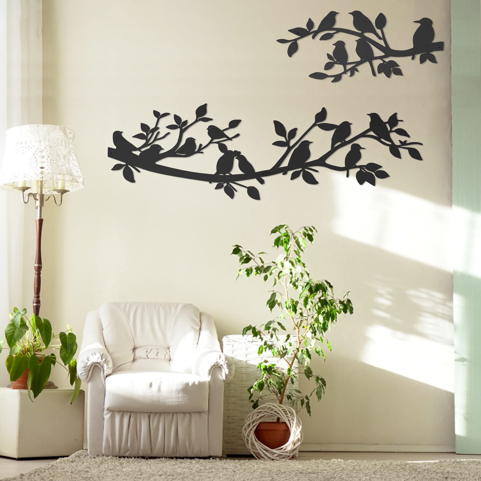Black Metal Wall Art Tree Of Life Wall Art Decor Metal Wall Sculpture ...
