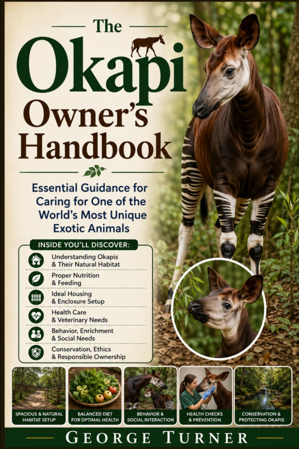 The Okapi Owner’s Handbook: Essential Guidance for Caring for One of the World’s Most Unique Exotic Animals