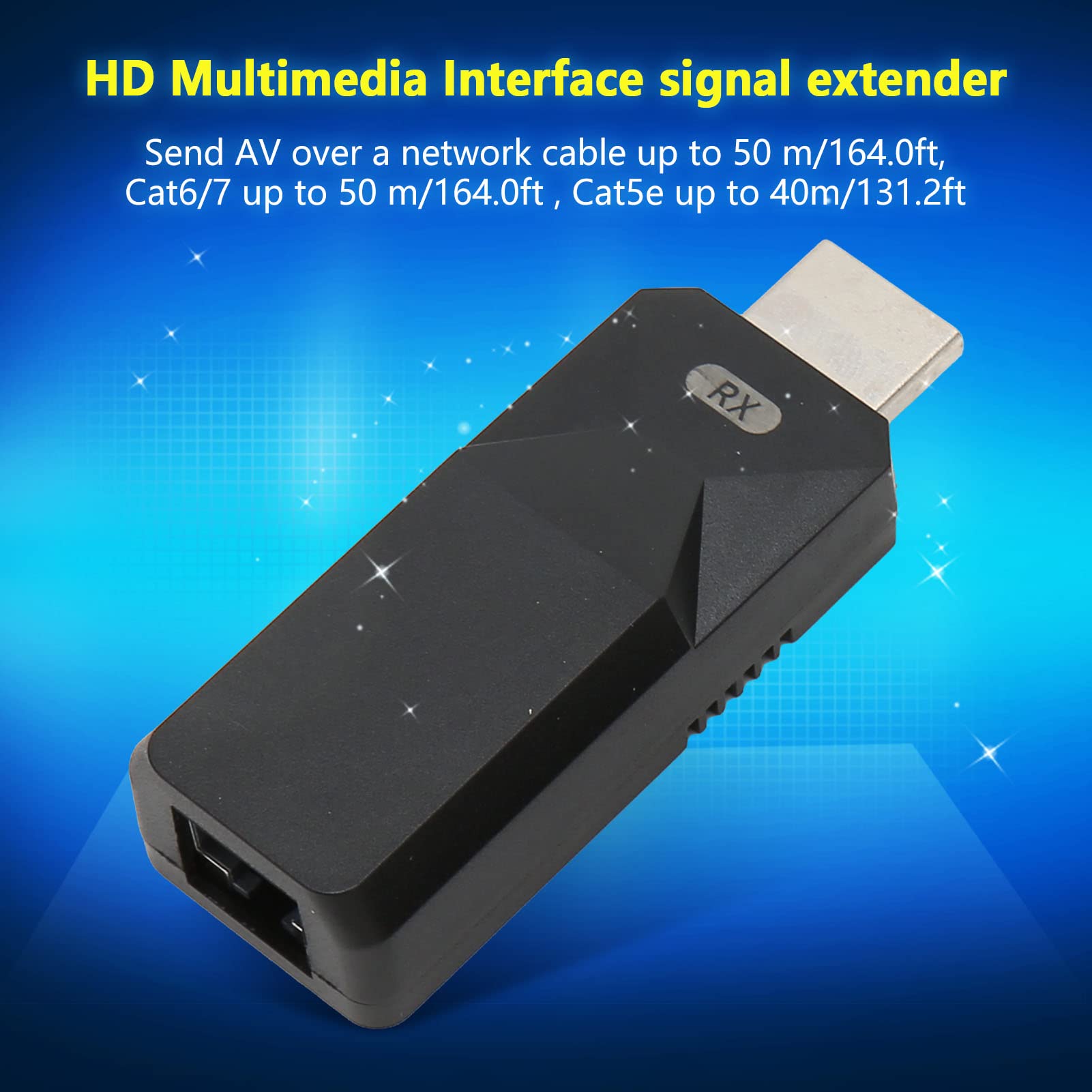 Transmisor y Receptor Inalámbrico HDMI, 1080P 60Hz Kit Extensor Inalámbrico HDMI Adaptador de Extensión de Interfaz Multimedia HD para Computadora de TV