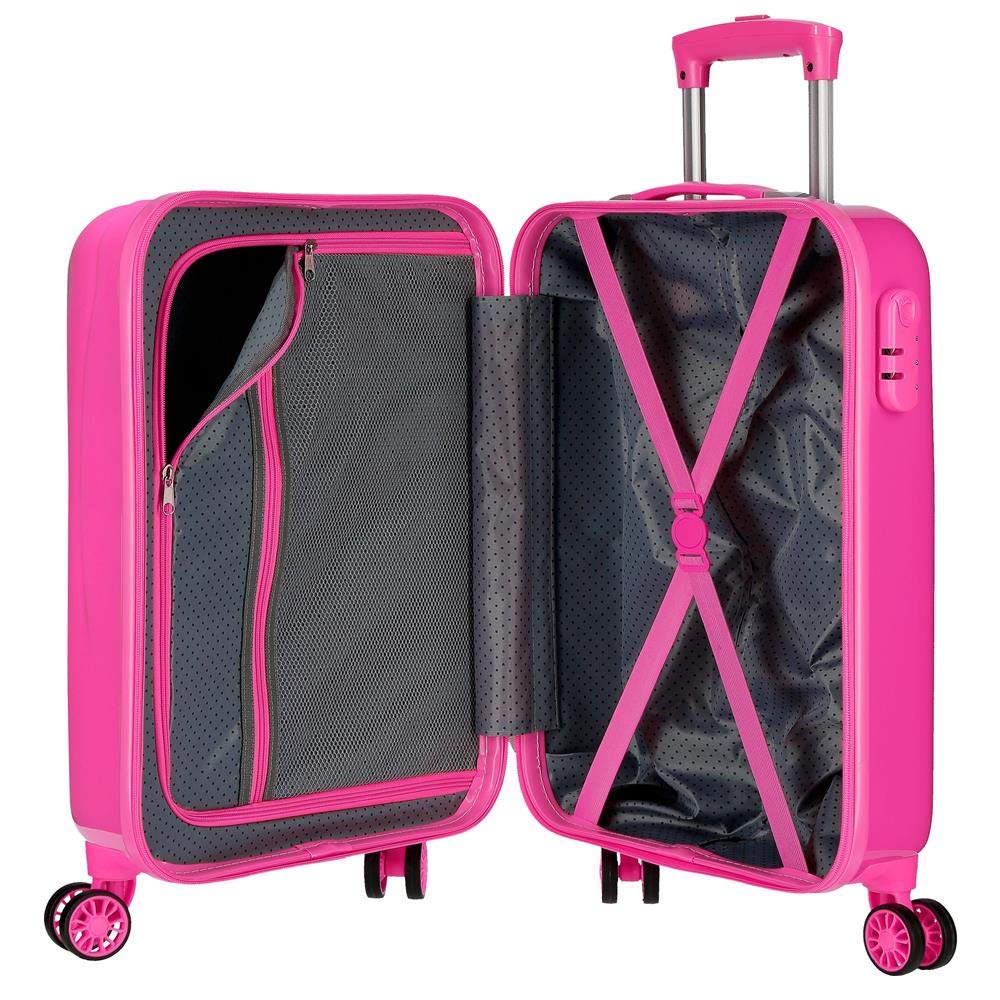 Movom Save The Planet Maleta de Cabina rígida, Rosa | 55cm