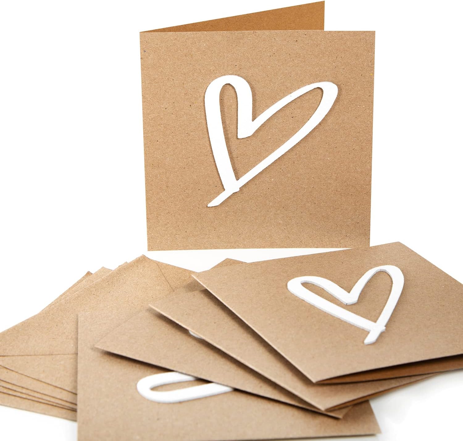 Briefblock Mit Herz-Motiv - 50 Blatt DIN A4 Für Liebesbriefe & Einladungen
