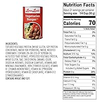 Vista 2 de Loma Linda - Sustitutos de carne a base de plantas una lata (50 onzas) (hamburguesa vegetariana)