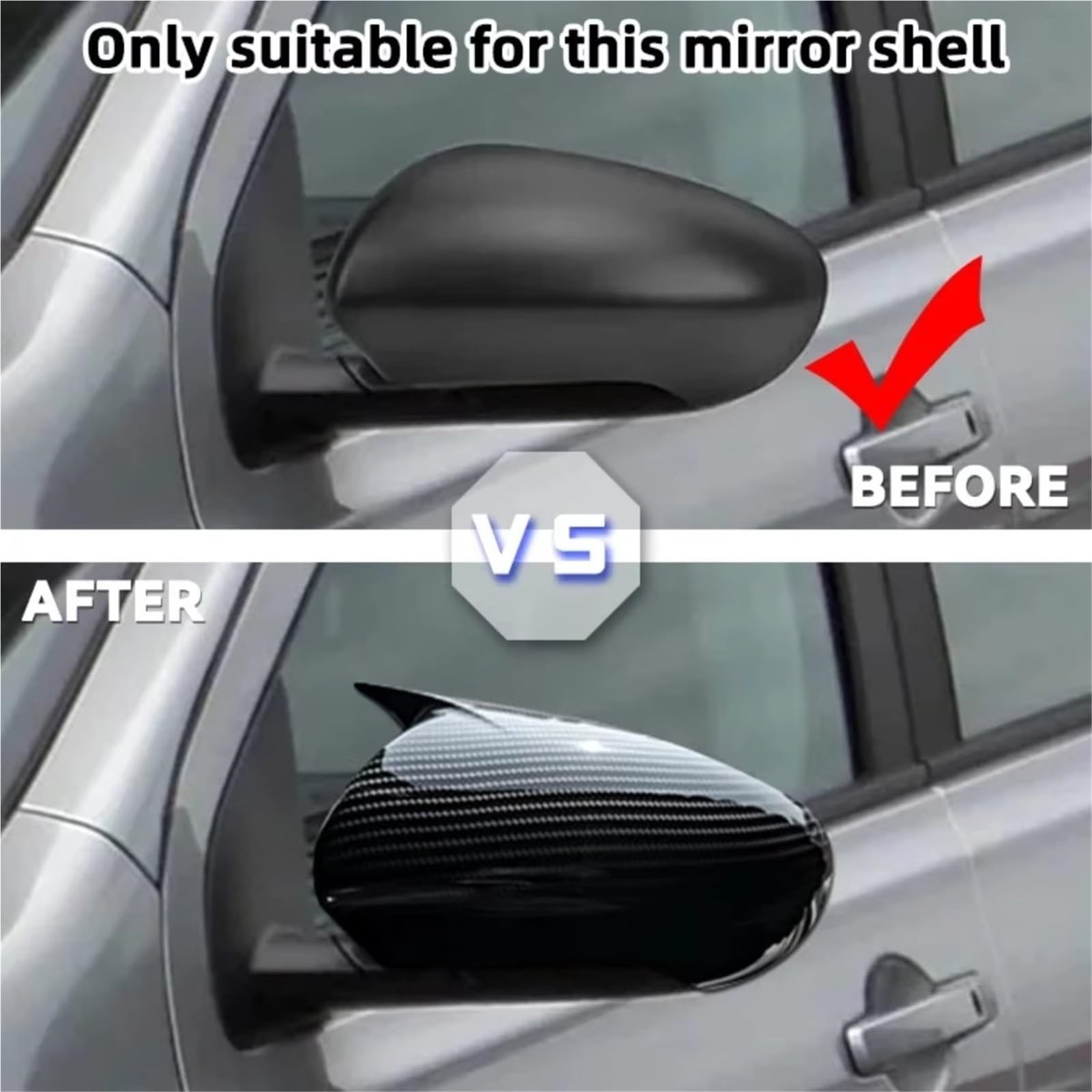 Copri Specchietto Retrovisore Auto Ala Laterale Cap Copertura Specchio Per Nissan Per Qashqai J10 2007-2011 2012 2013 2014 Specchietto Retrovisore Caso Add-on Calotta Retrovisore
