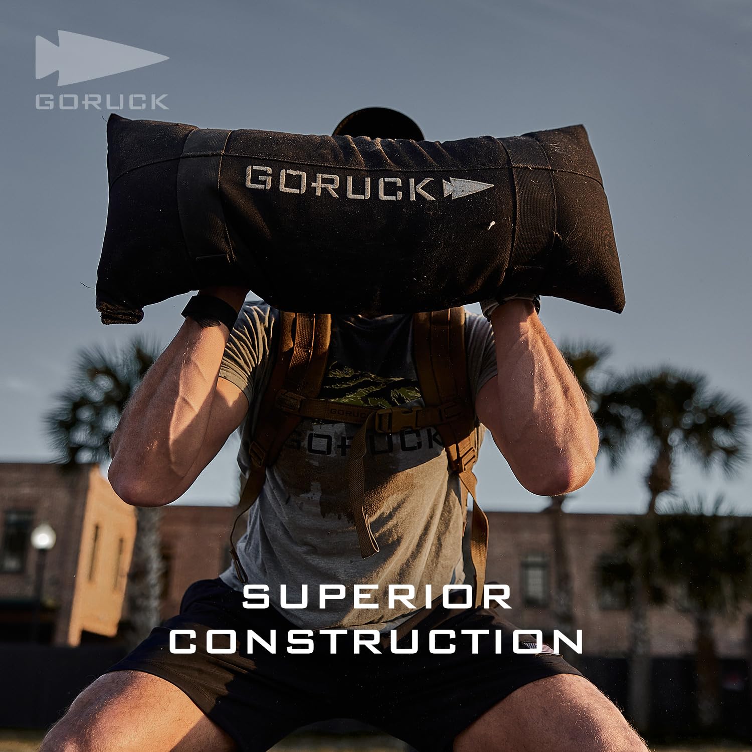 GORUCK Fitness Simple Sandbag - Krafttrainingsgeräte für Körpertraining, Ausdauer, Gewichtheben & Yoga - für Zuhause, Fitnessstudio und Outdoor