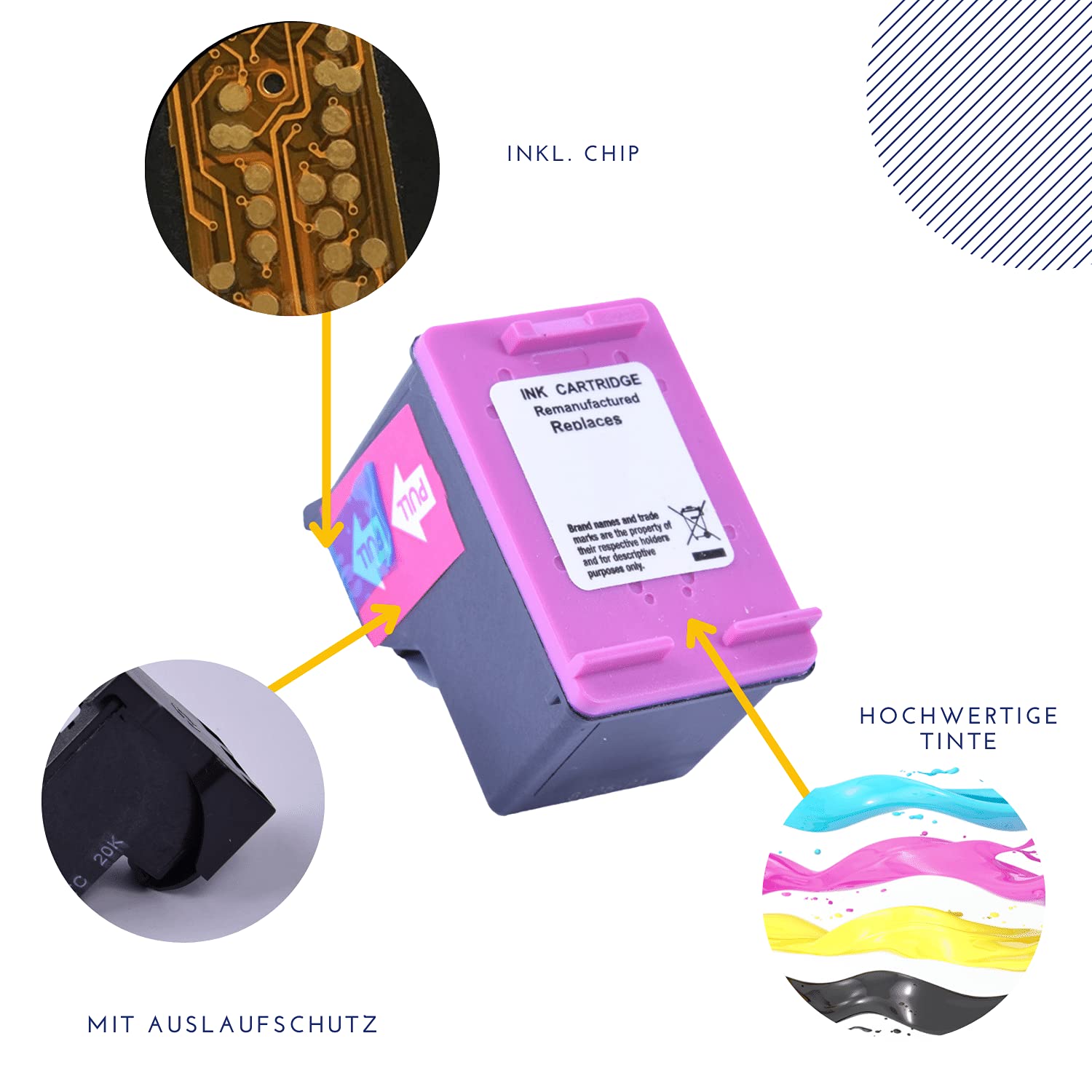 2 CARTUCCIA PER HP 302XL OfficeJet 3800 3830 3835 3832 4657 DeskJet 3630 1110 EB - Foto 4