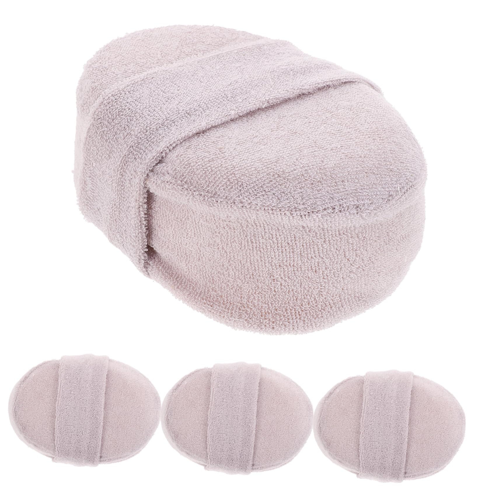 minkissy 8 Piezas Almohadilla Exfoliante Almohadilla De Esponja De Guante De Esponja Vegetal Toallita De Tómate Un Baño