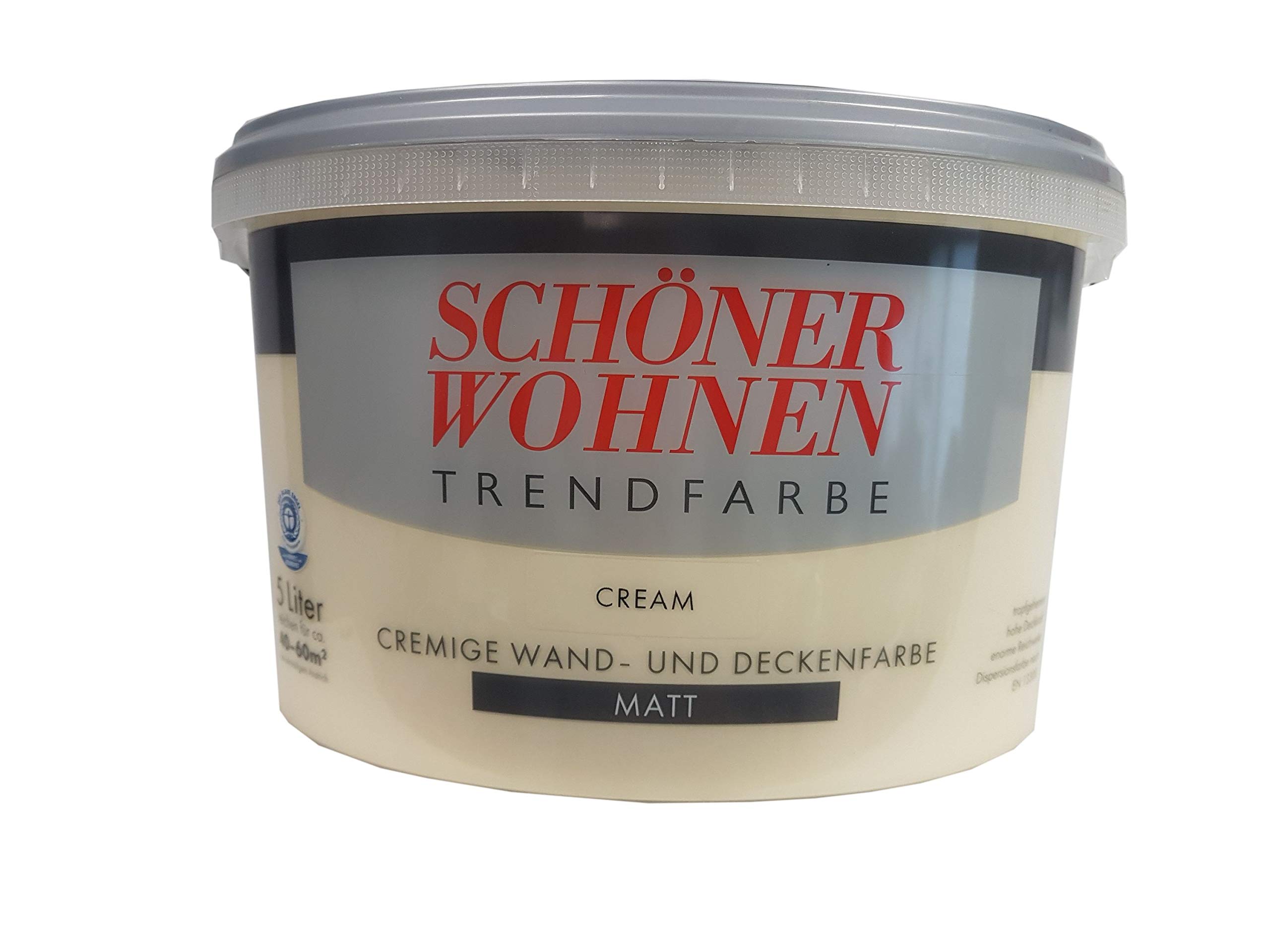 5,0 Liter Schner Wohnen Trendfarbe "Cream" matt : Amazon.de: Baumarkt