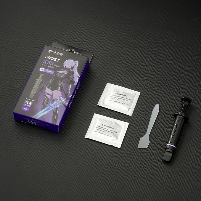 Pasta Térmica ID-COOLING Frost X55 Viola 4g No Conductiva miniatura 6