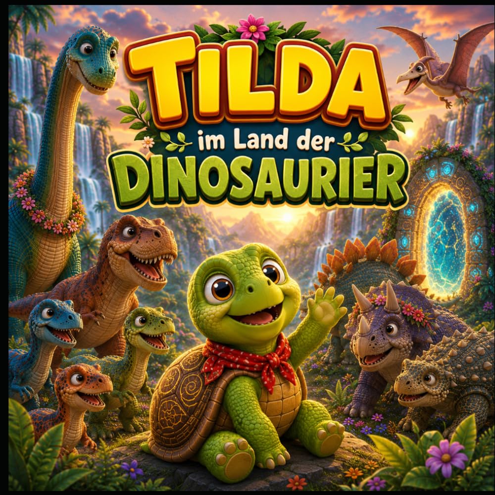 Tilda im Land der Dinosaurier: Ein liebevolles Dino-Abenteuer über Freundschaft, Mut und Hilfsbereitschaft – Kinderbuch zum Vorlesen und Selbstlesen ... (spannende Abendteuer für Jugendliche)