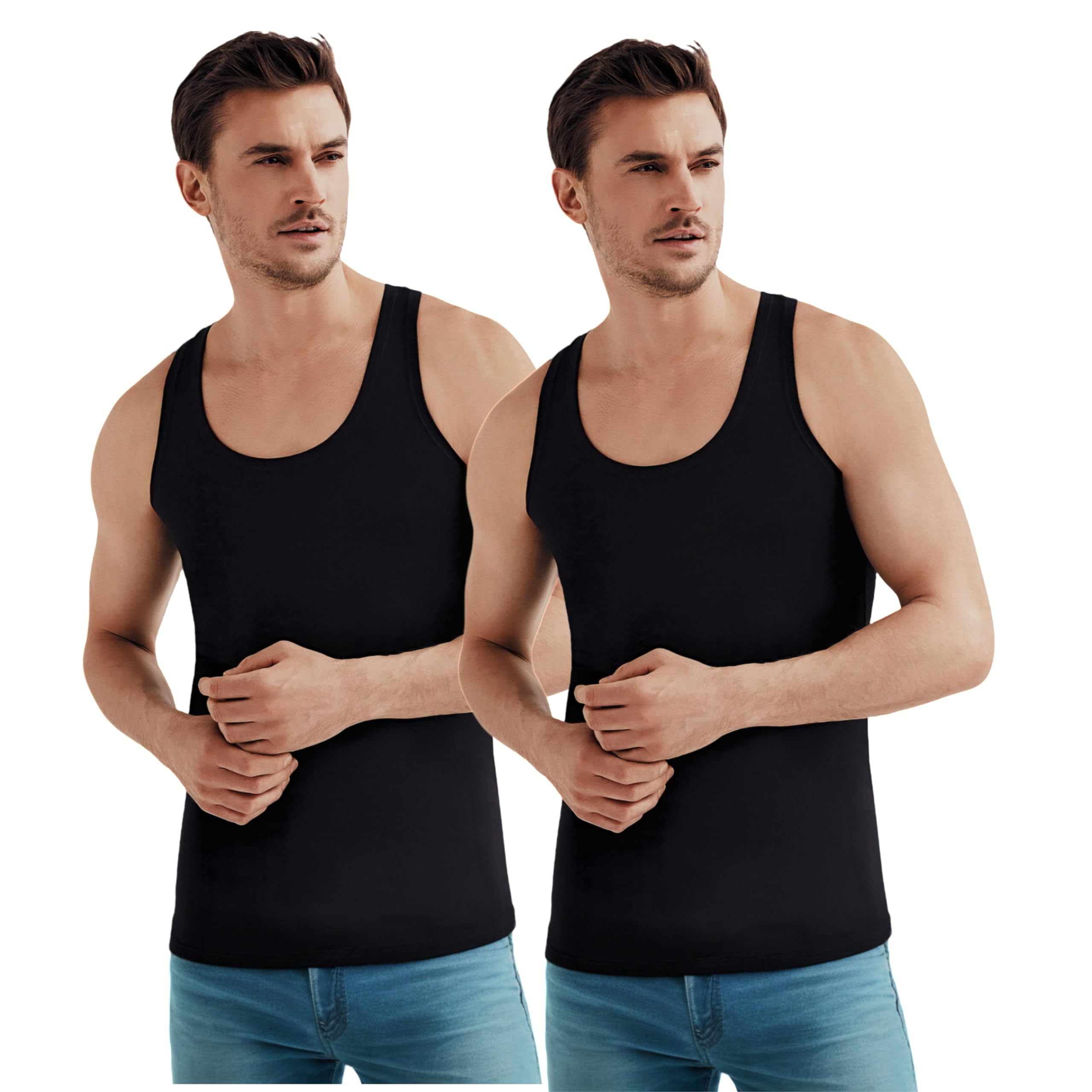 ŞahinlerGym Vest For Men Sleeveless Tank Top MADE IN TURKEY Vests Bodybuilding Mens Workout Cotton Clothes Running Vest Sports Wear For Men Gym Sando