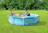 Intex 10 ft x 30-inch Beachside Metal Frame Pool Set - 2