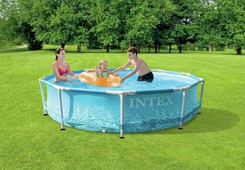 Intex 10 ft x 30-inch Beachside Metal Frame Pool Set - 2