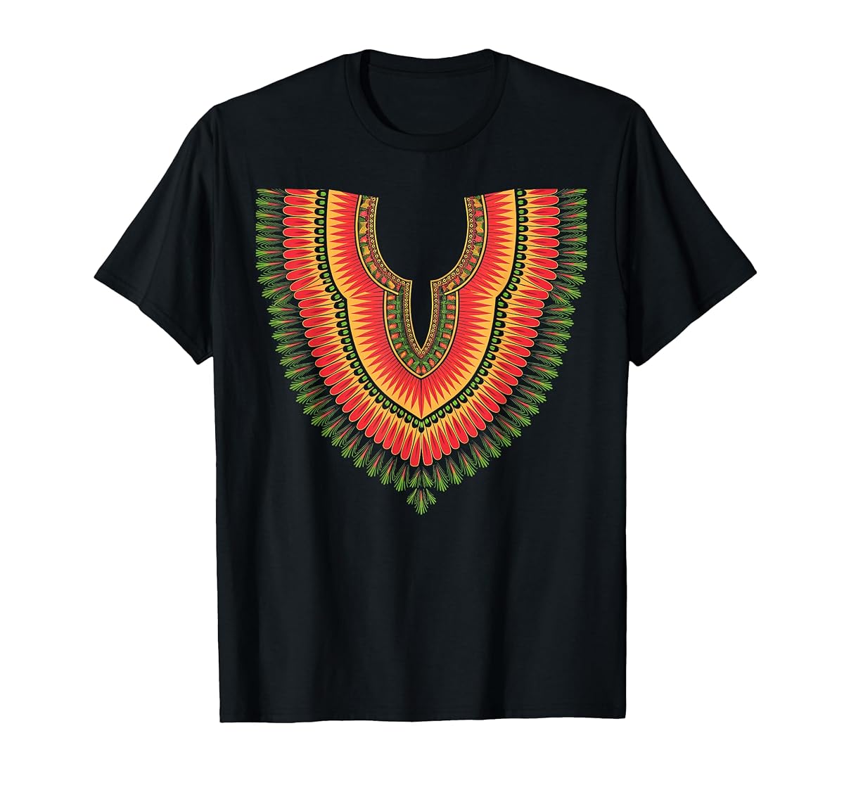 African Black History Kente Dashiki Tee – Cultural Heritage