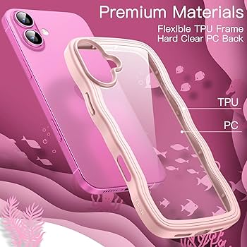 Amazon.com: JETech Wavy Case for iPhone 16 Plus 6.7-Inch
