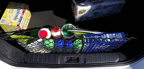 Red de carga organizadora de maletero trasero para Nissan SENTRA 2013-2023  Red de carga estilo sobre para sedán  Organizador de maletero de coche