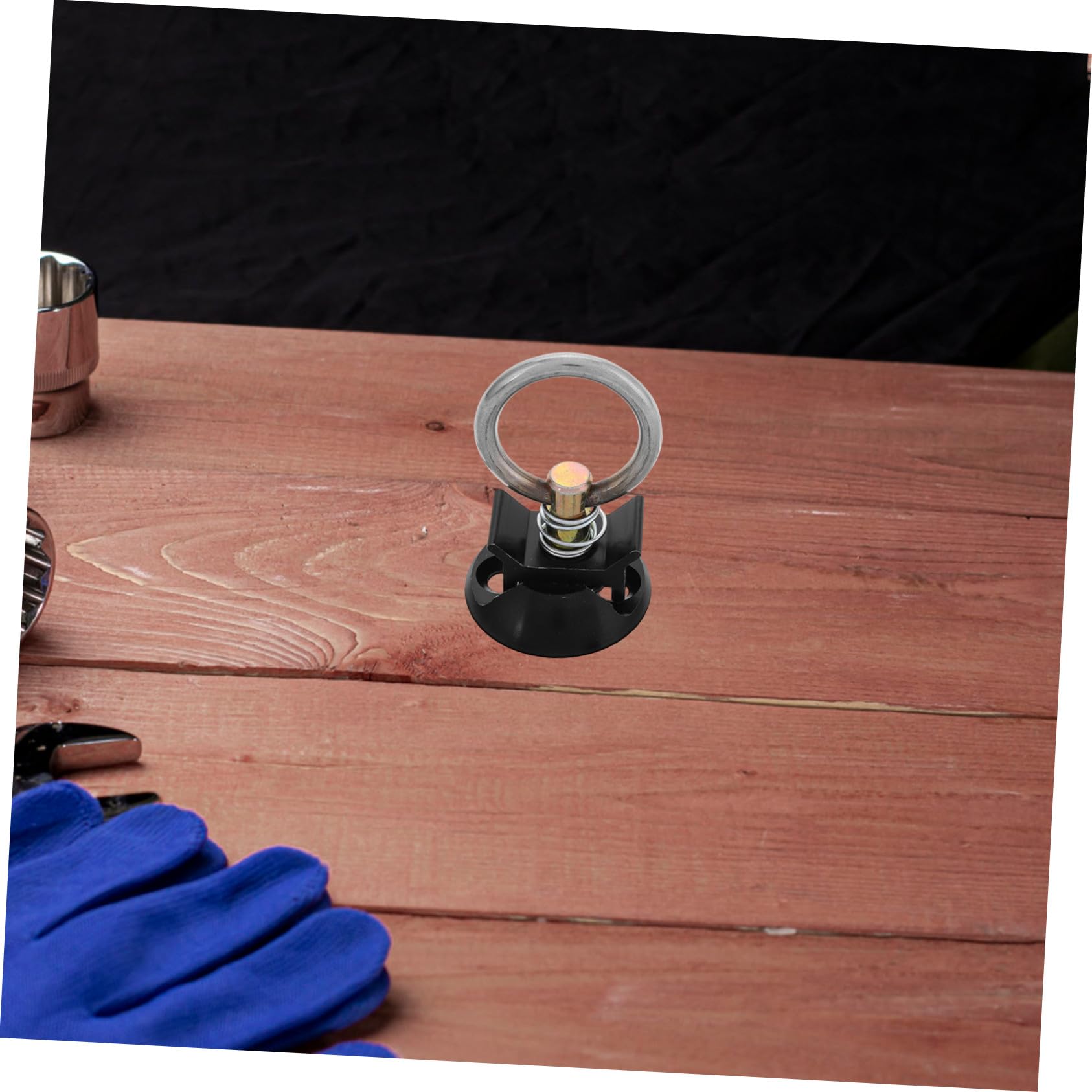 Kit de Punto de Anclaje de Liberación Rápida para Asegurar Carga en Maletero Redondo con Accesorios de Aluminio y Acero Inoxidable para Transporte Seguro y Versátil
