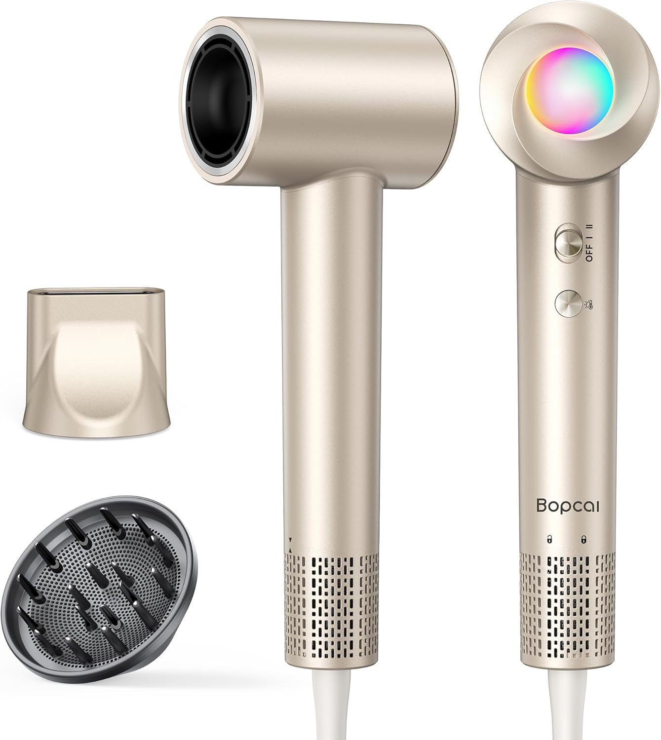 Ionic Hair Dryer with Diffuser - 160000RPM High-Speed Blow Dryer