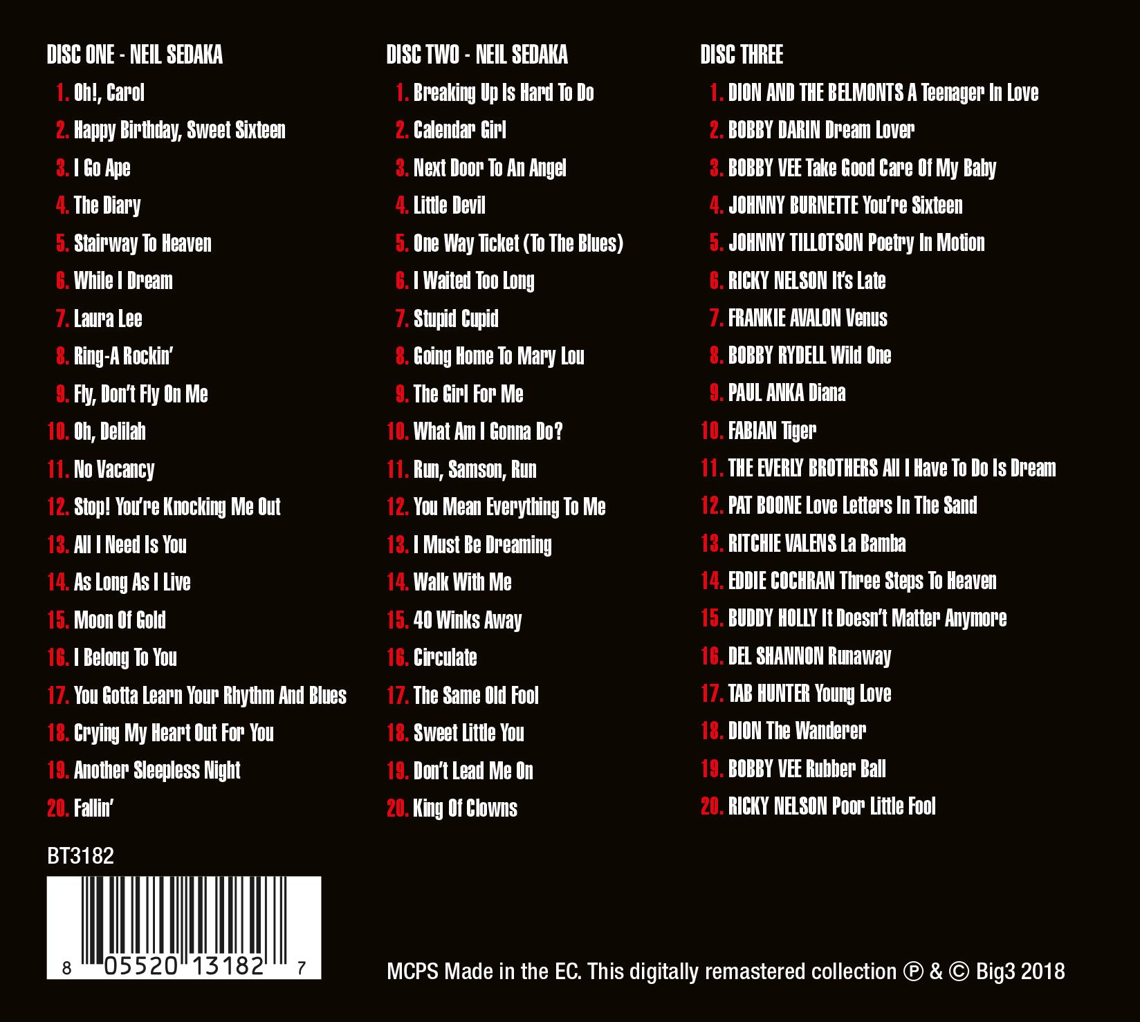 Neil Sedaka & The Hits Of The Teen Idols