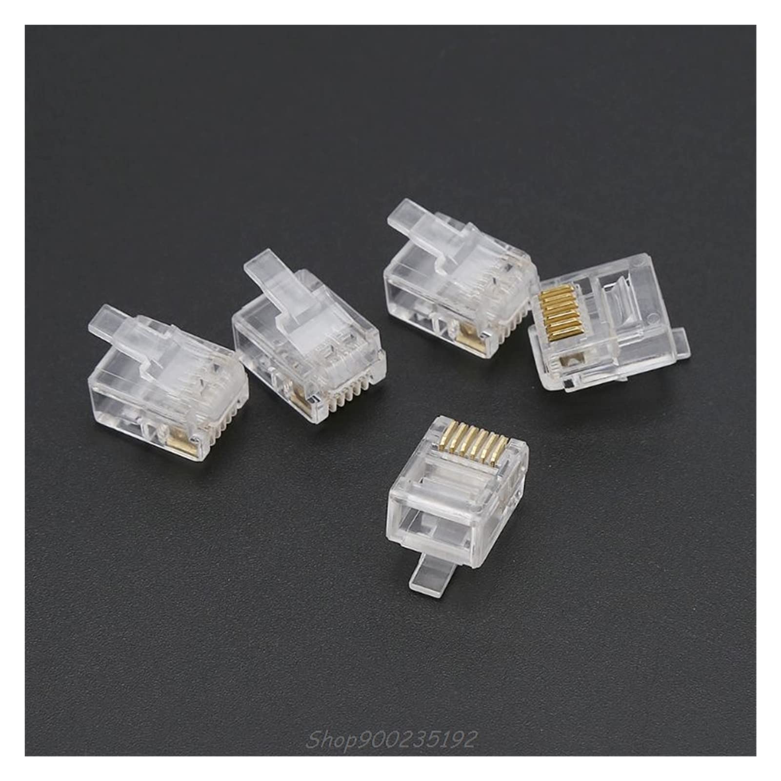 Connecteurs téléphoniques RJ12 6P6C têtes de câble modulaires Jy29