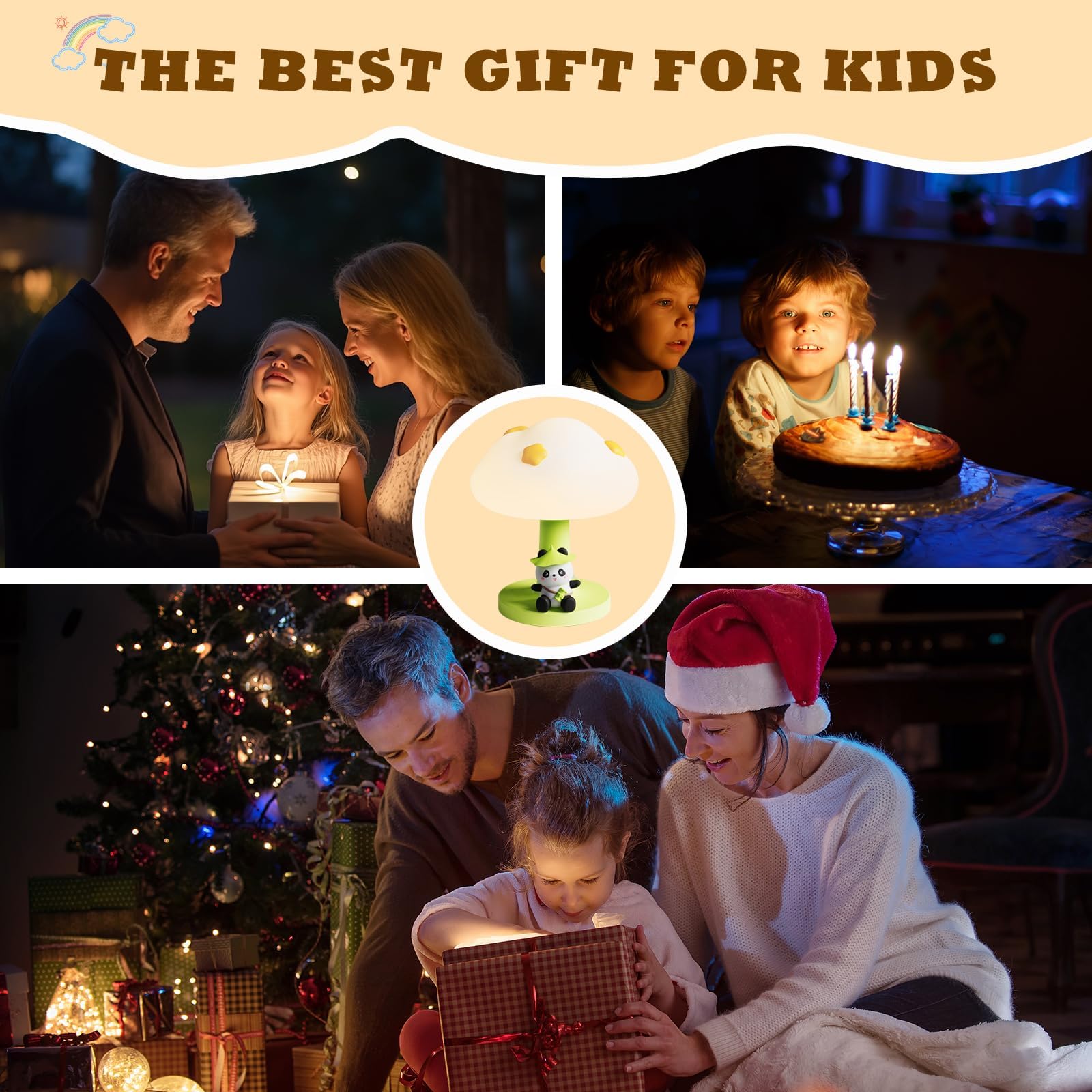 Amazon.com: Cloud bedside lamp for Kids, Cute Silicone Portable