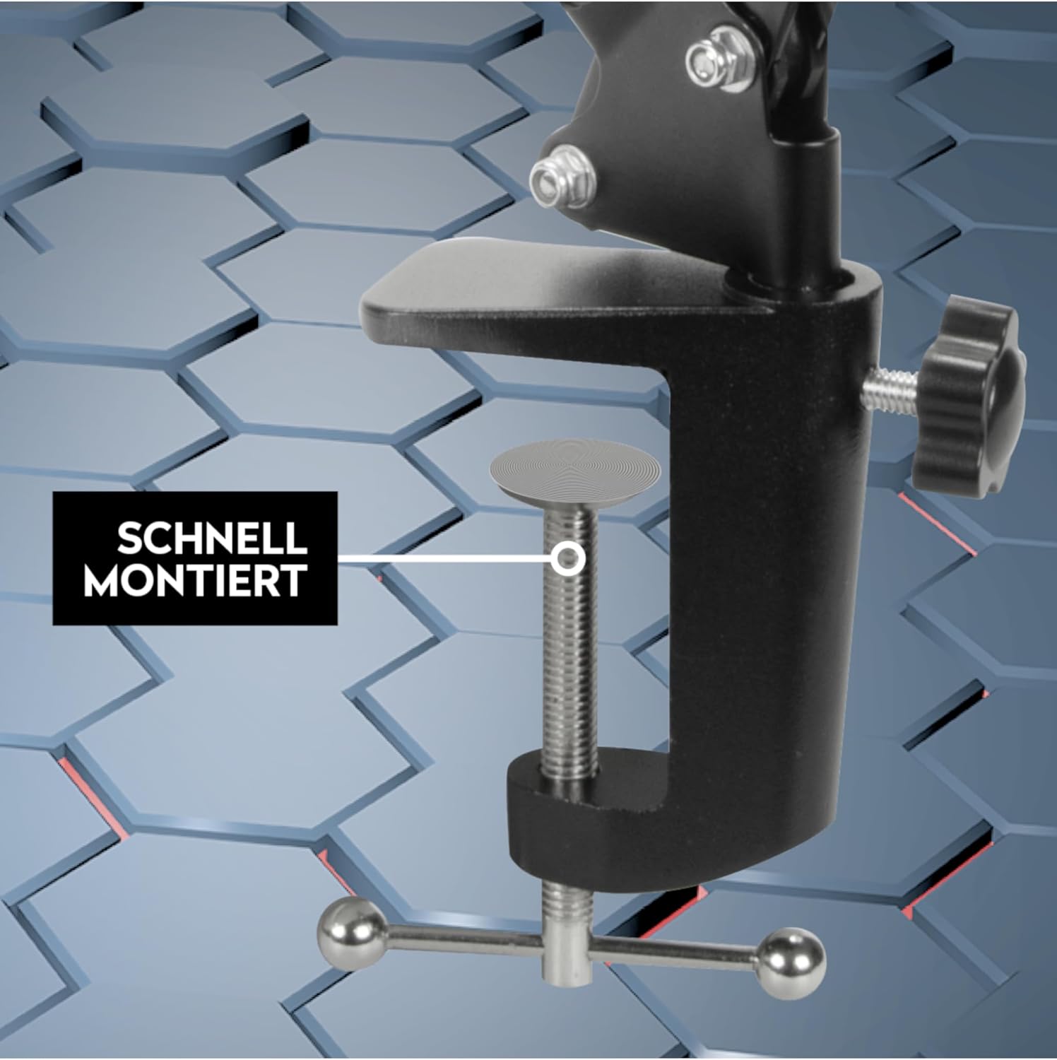 Speedlink VOLITY Streaming Accessory Set- Adjustable Swivel-Mount Microphone arm, Black