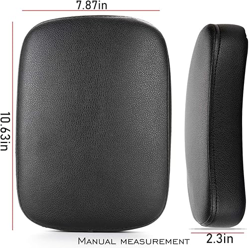 Miniatura 4 de LKV Asiento de pessenger de motocicleta de 10.63  - Cojín trasero de cuero con 8 ventosas de asiento de motocicleta para Harley Dyna Sportster