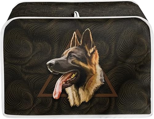 Miniatura 7 de PCSJRKG Cubierta para tostadora de gallo, cubierta para 2 rebanadas para hacer pan, cubierta antipolvo, fundas para electrodomésticos pequeños de