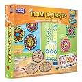 Imagimake Learn Indian Art Forms-Arts and Craft DIY Kit for Kids, Ages 8-12, 5 Indian Art Forms-Madhubani, Warli, Lippan