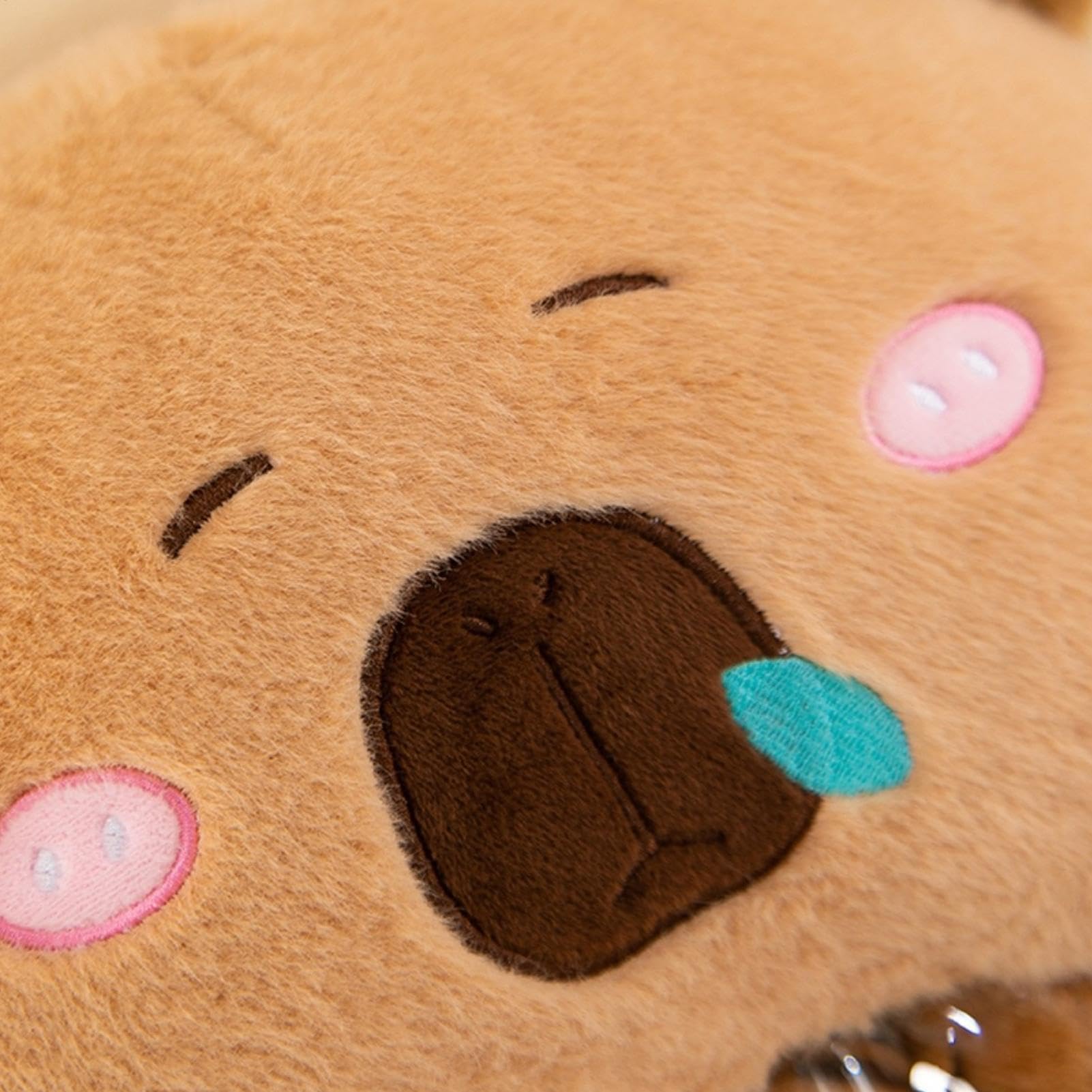 Adorable Peluche De Capibara Suave Cojín Desmontable De Peluche Con 6 | Almohada De Siesta Con Forma De Animal Para Dormitorio Infantil, Sofá Y Sala De Juegos, Almohada De