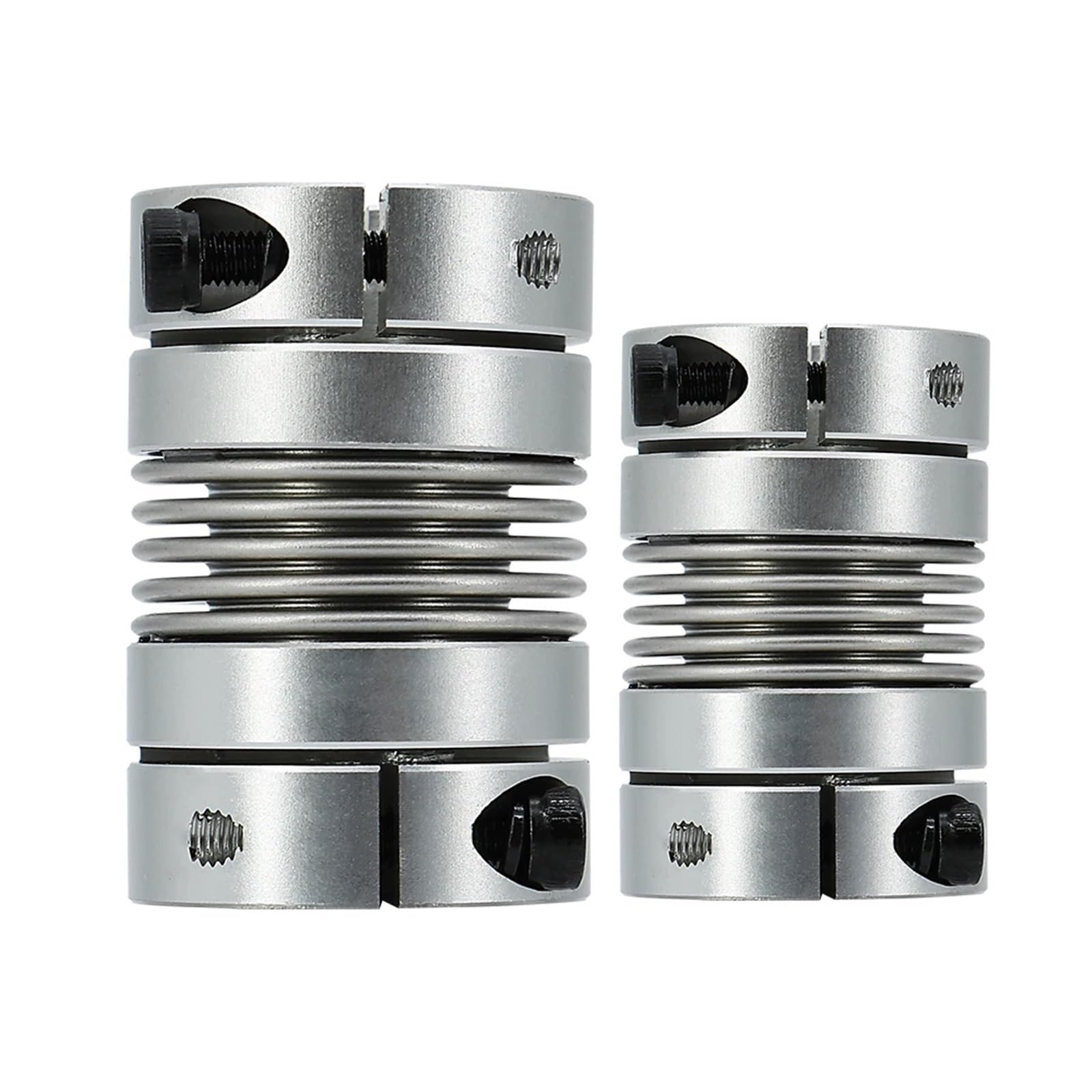 1 pièce LB-B-D40L58 Soufflet d'accouplement en alliage d'aluminium for encodeur, servomoteur pas à pas, vis, ressort, accouplement élastique flexible(8x15)