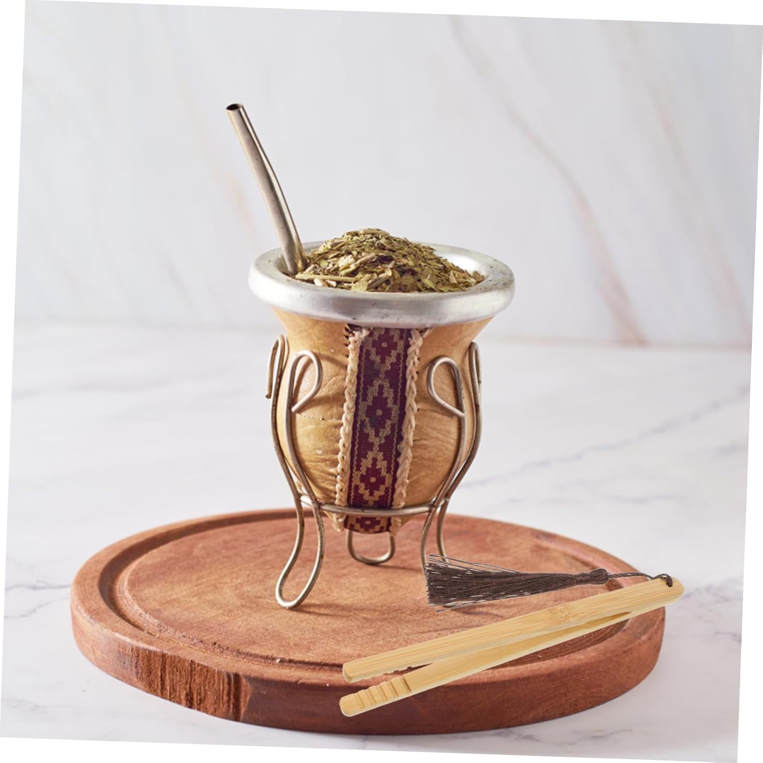 4pcs Bamboo Tea Clip Set Ergonomic Scald Tea Ceremony Accessories for Kung Fu Convenient and Practical Tools for Home Office Use