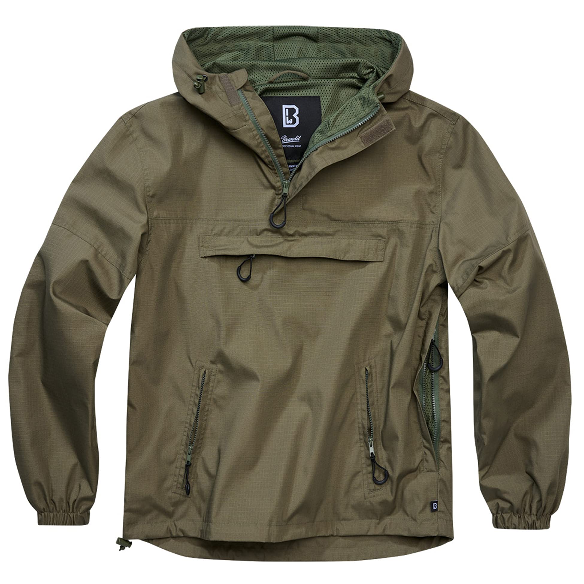 Brandit Summer Windbreaker Ripstop, Oliv, 5XL