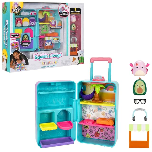 Squishmallows - Playset Maleta Squishalongs
