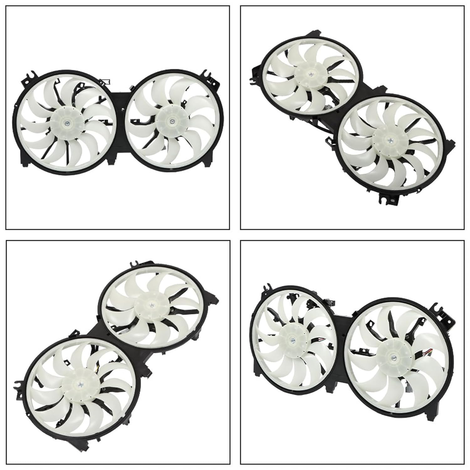 munirater Engine Cooling Fan Motor Assembly Replacement for 2007-2018 Altima Sedan