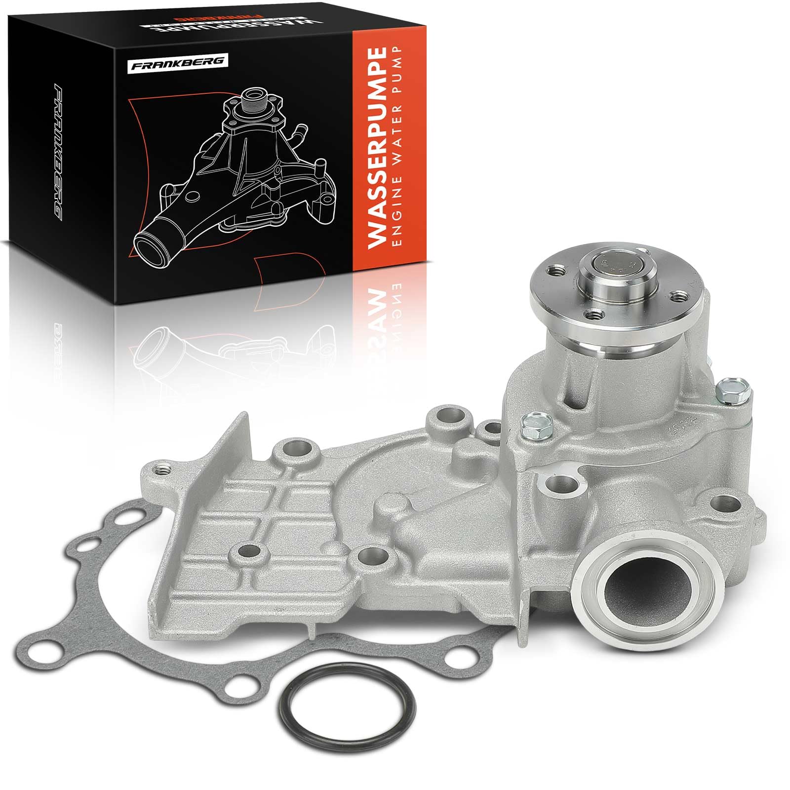 Frankberg Bomba de agua/bomba de refrigerante con junta 1610097245 | Compatible con: S.i.r.i.o.n M1, Gran Move G3, YRV M2, Autobús Extol S22 S23, Mover L9, Trevis, Cuore VI L250 L251 L260