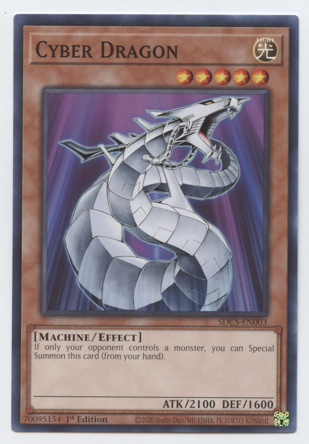 Cyber Dragon - SDCS-EN003 - Common - 1st Edition