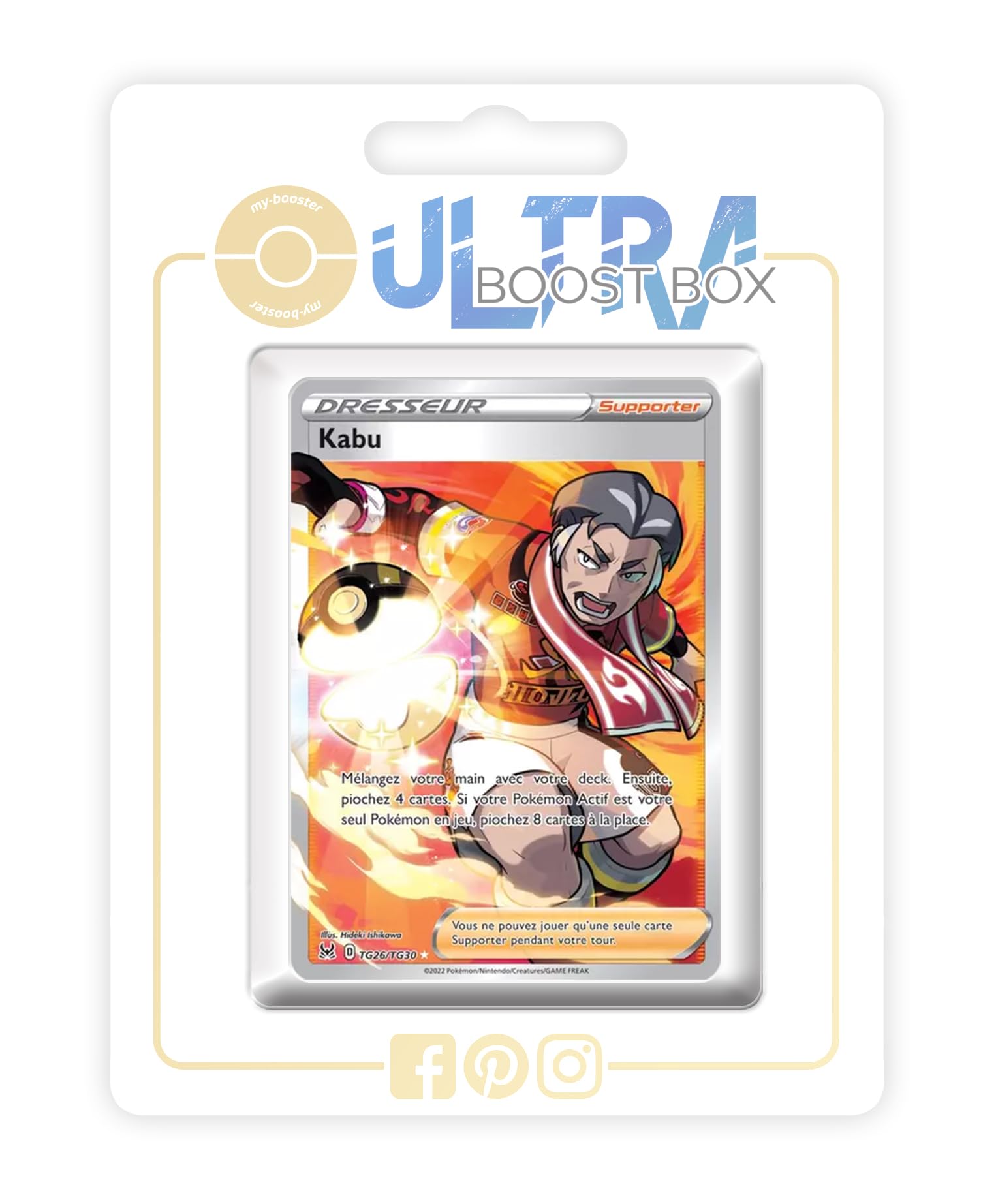 Kabu TG26/TG30 Alternative Shiny Pokémon Gallery Trainer - Ultraboost X Epée et Bouclier 11 Origine Perdue - Box of 10 Pokemon French Cards