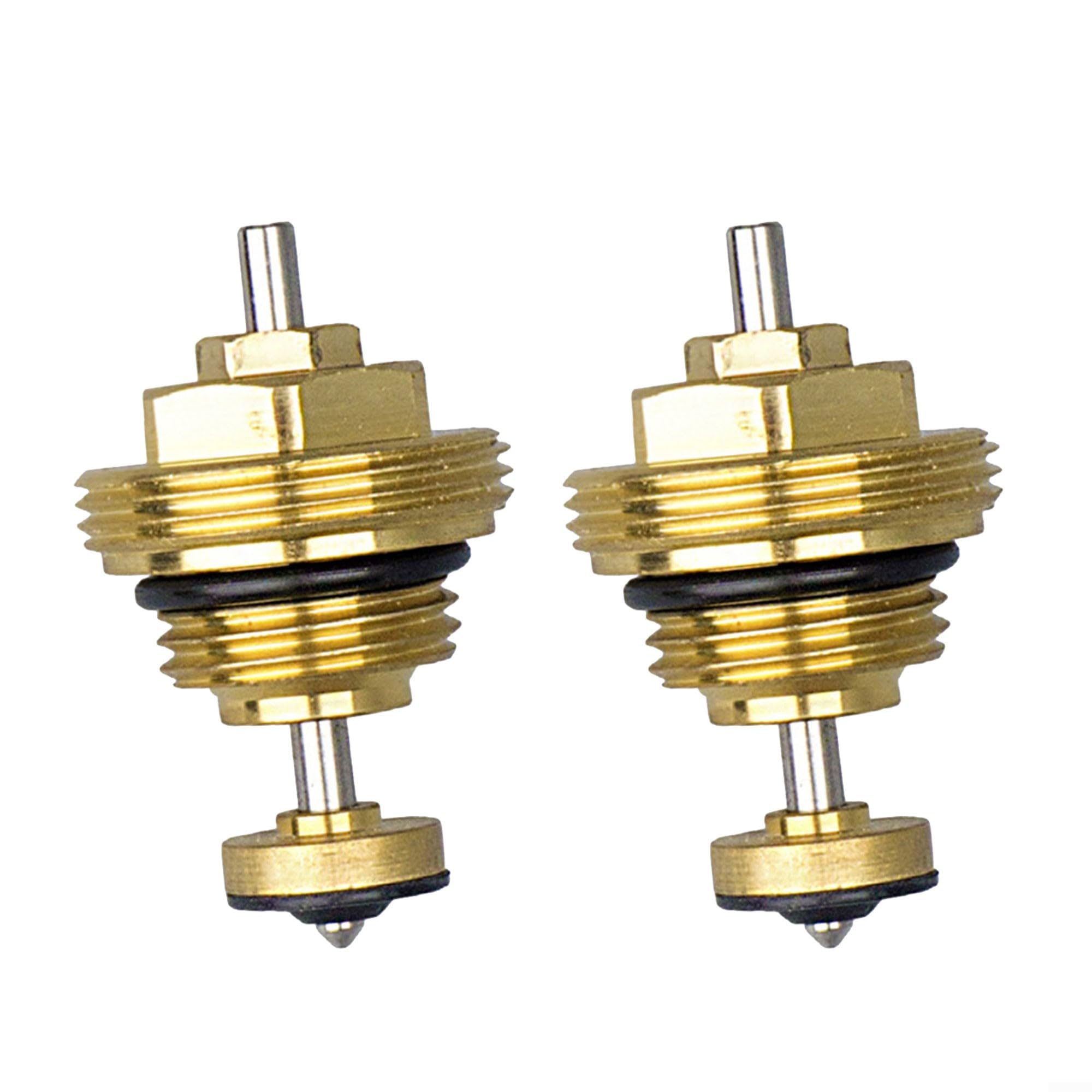 YUETTYY M30x1.5 Underfloor-Heating Manifold Return Pin Valve Core for UFH Actuator Water-Distributor Central Heating Systems Accessories (2 Pack)