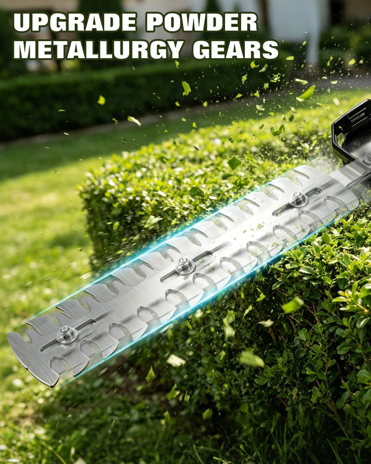 9.1inch Hedge Trimmer Blade Max Cutting Length9.1inch (230mm) Suitable for Nicklaua Green Hedge Trimmer, Includes Blades only image 5
